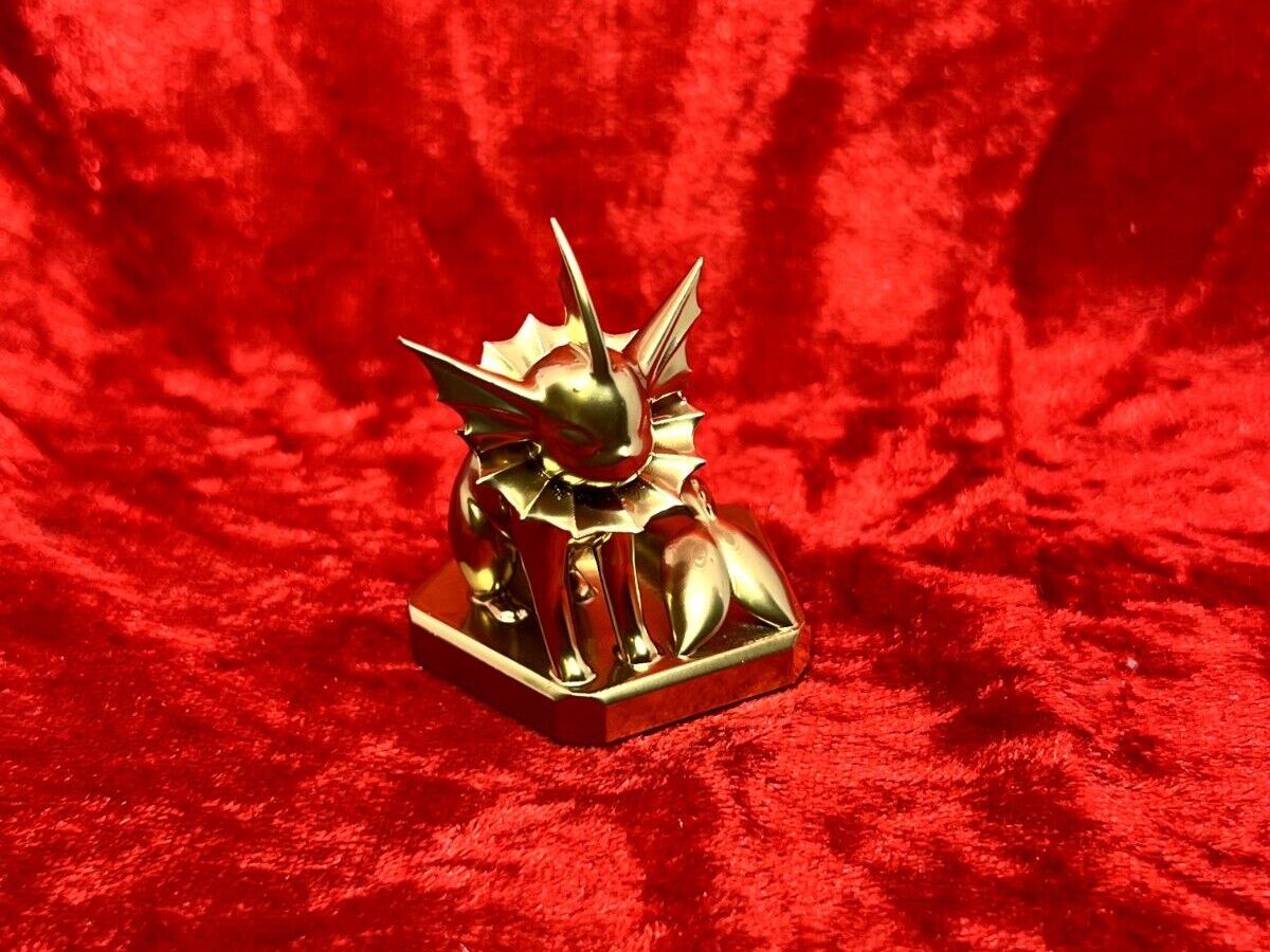 Pokemon #134 Vaporeon Gold TCG Statue