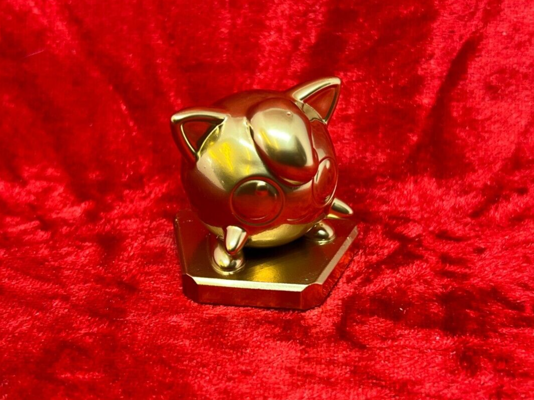 Pokemon #039 Jigglypuff figure Gold TCG Statue