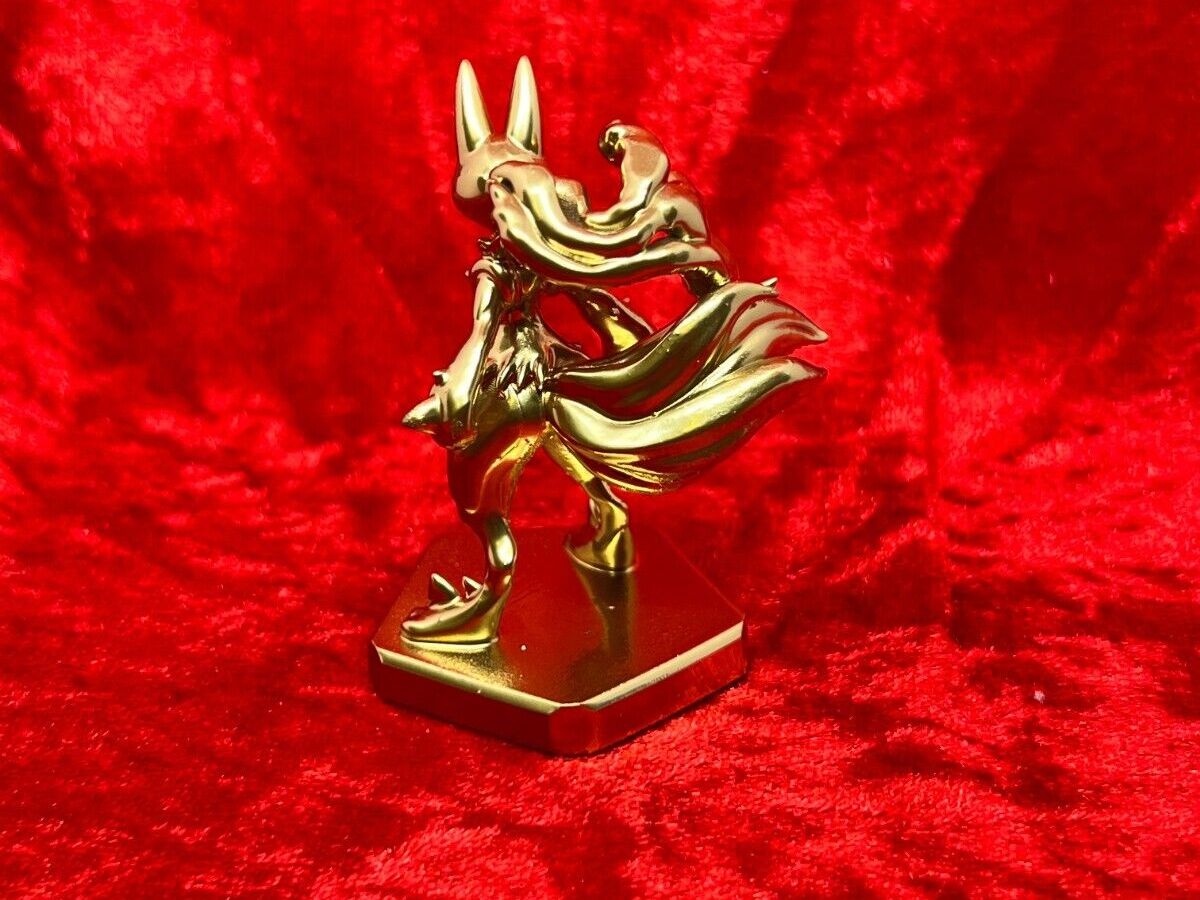 Pokemon #448 Mega Lucario figure Gold TCG Statue