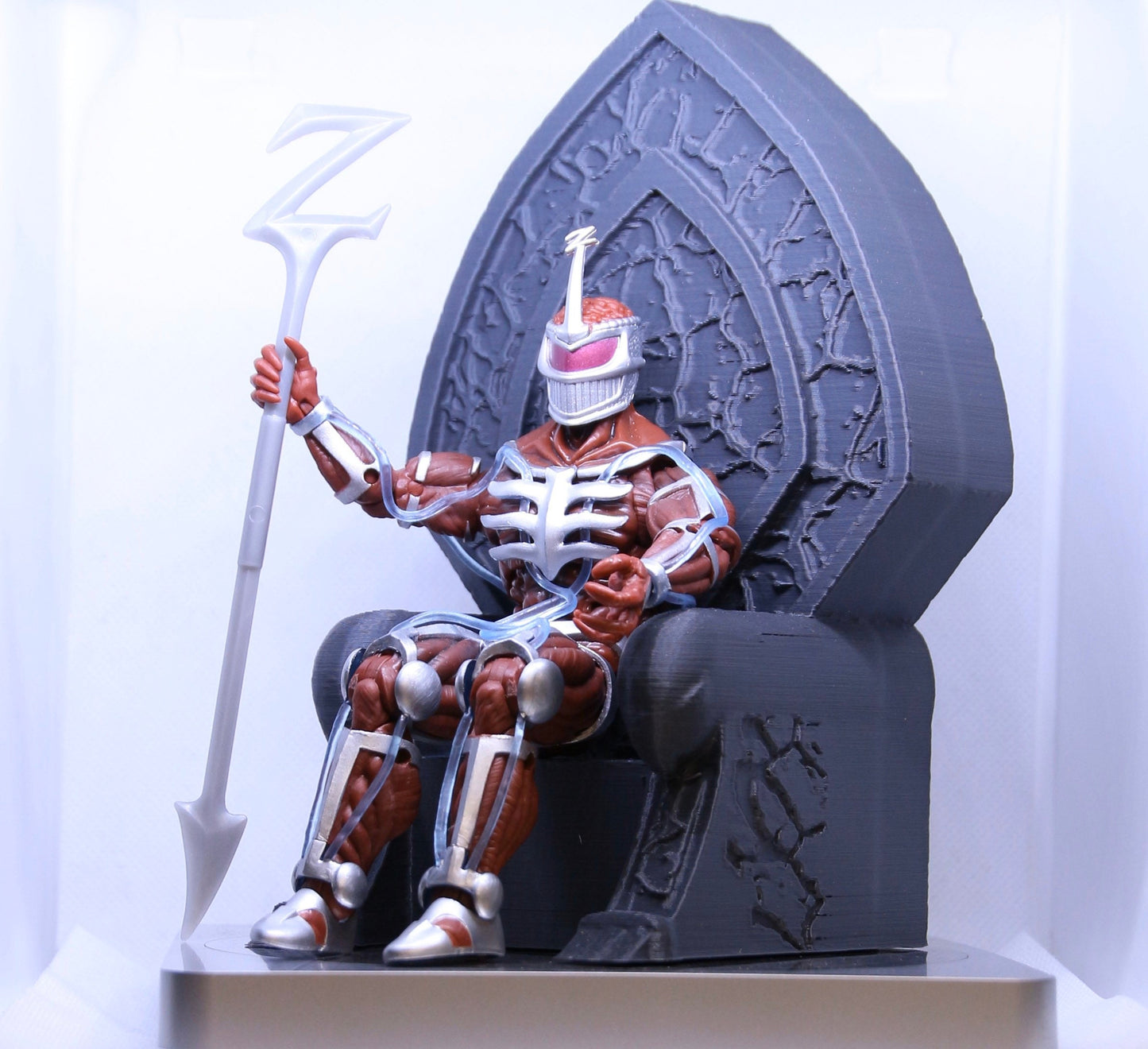 Lord Zedd throne replica Lightning scale power rangers MMPR