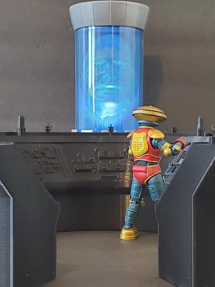 Mighty morphin power rangers lightning scale command centre consoles diorama set