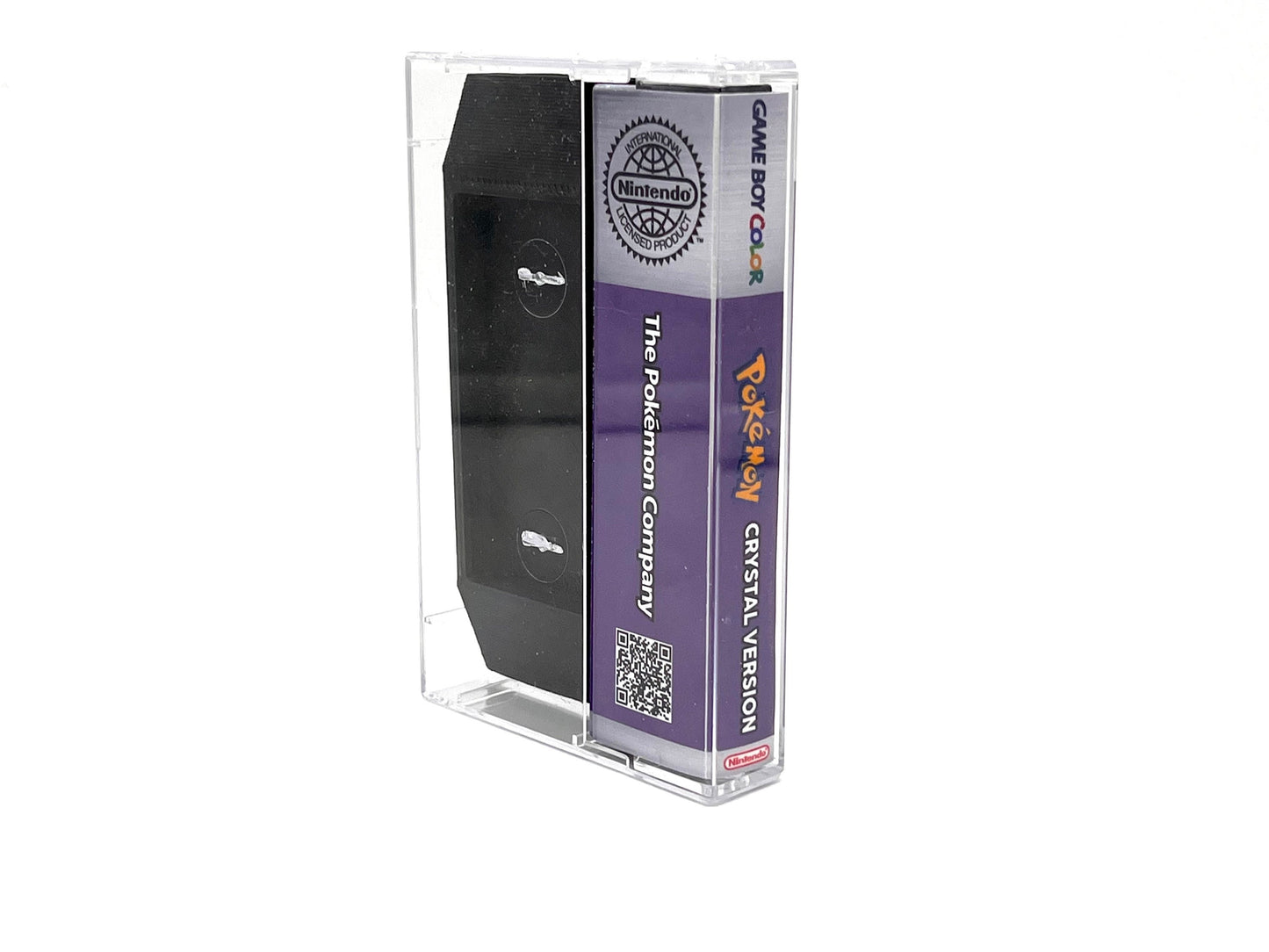 Gameboy game cartridge case Pokemon Crystal Version