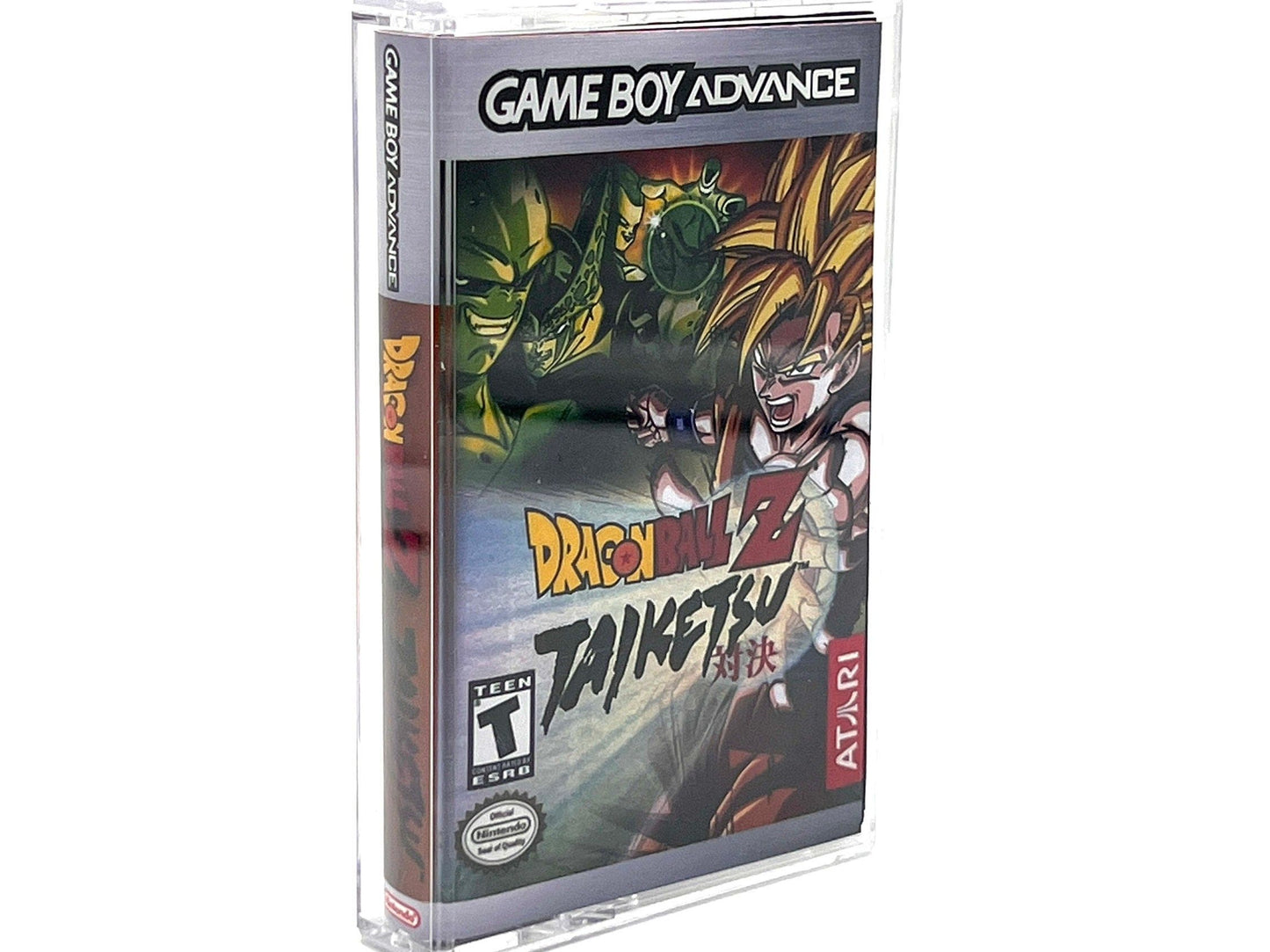 Gameboy Advance game cartridge case Dragonball Z Taiketsu