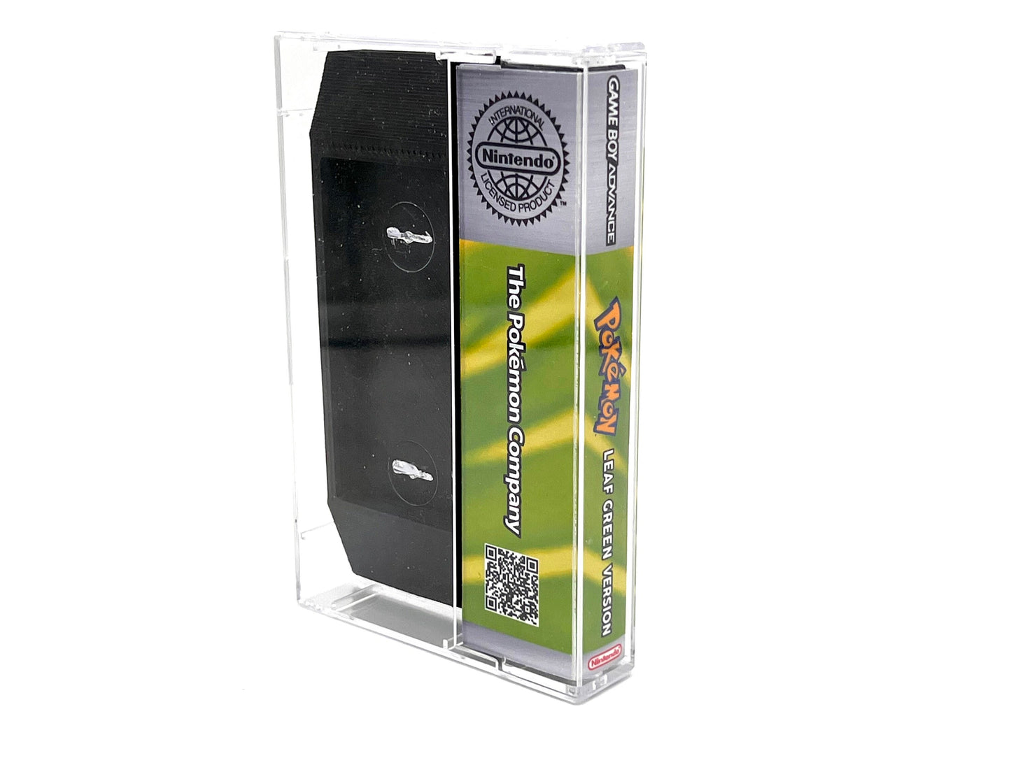 Gameboy Advance game cartridge case Pokemon Leaf Green Version