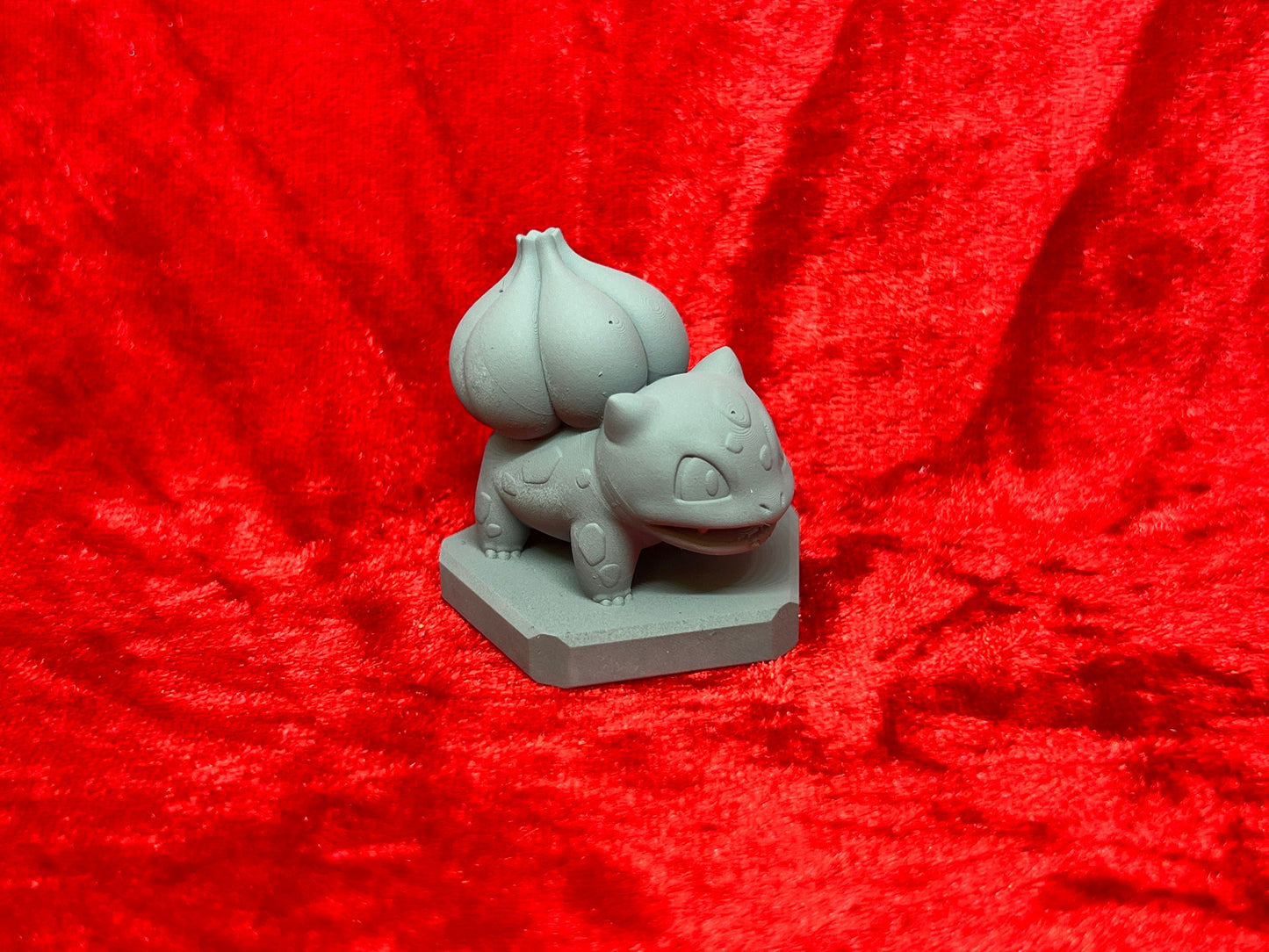 Pokemon #001 Bulbasaur, #004 Charmander, #007 Squirtle, gen 1 starter set figures Grey TCG statues