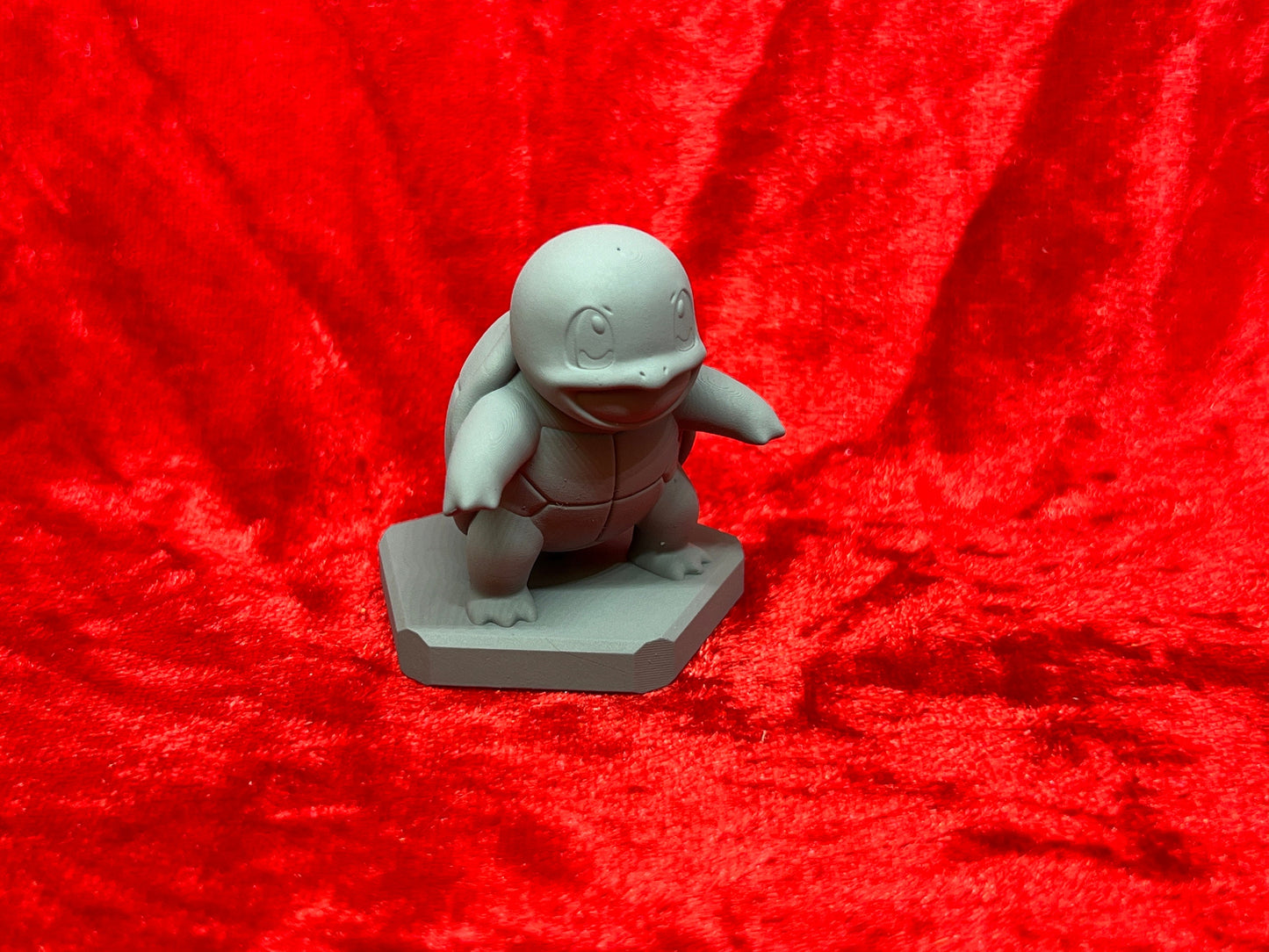 Pokemon #001 Bulbasaur, #004 Charmander, #007 Squirtle, gen 1 starter set figures Grey TCG statues