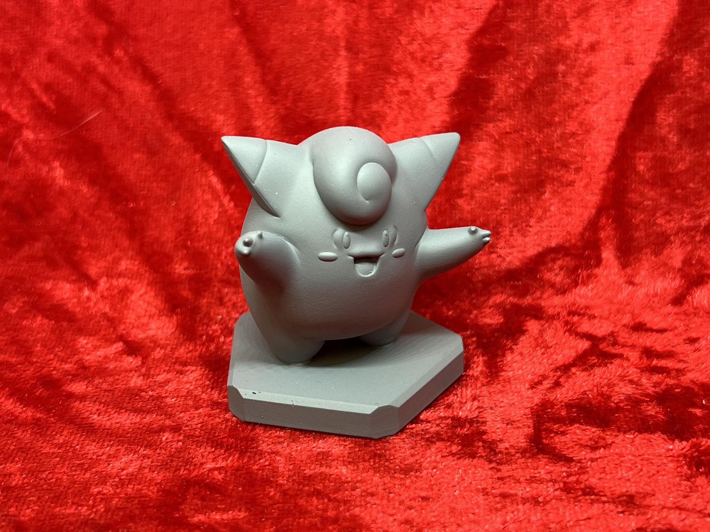 Pokemon #035 Clefairy figure Grey TCG Statue