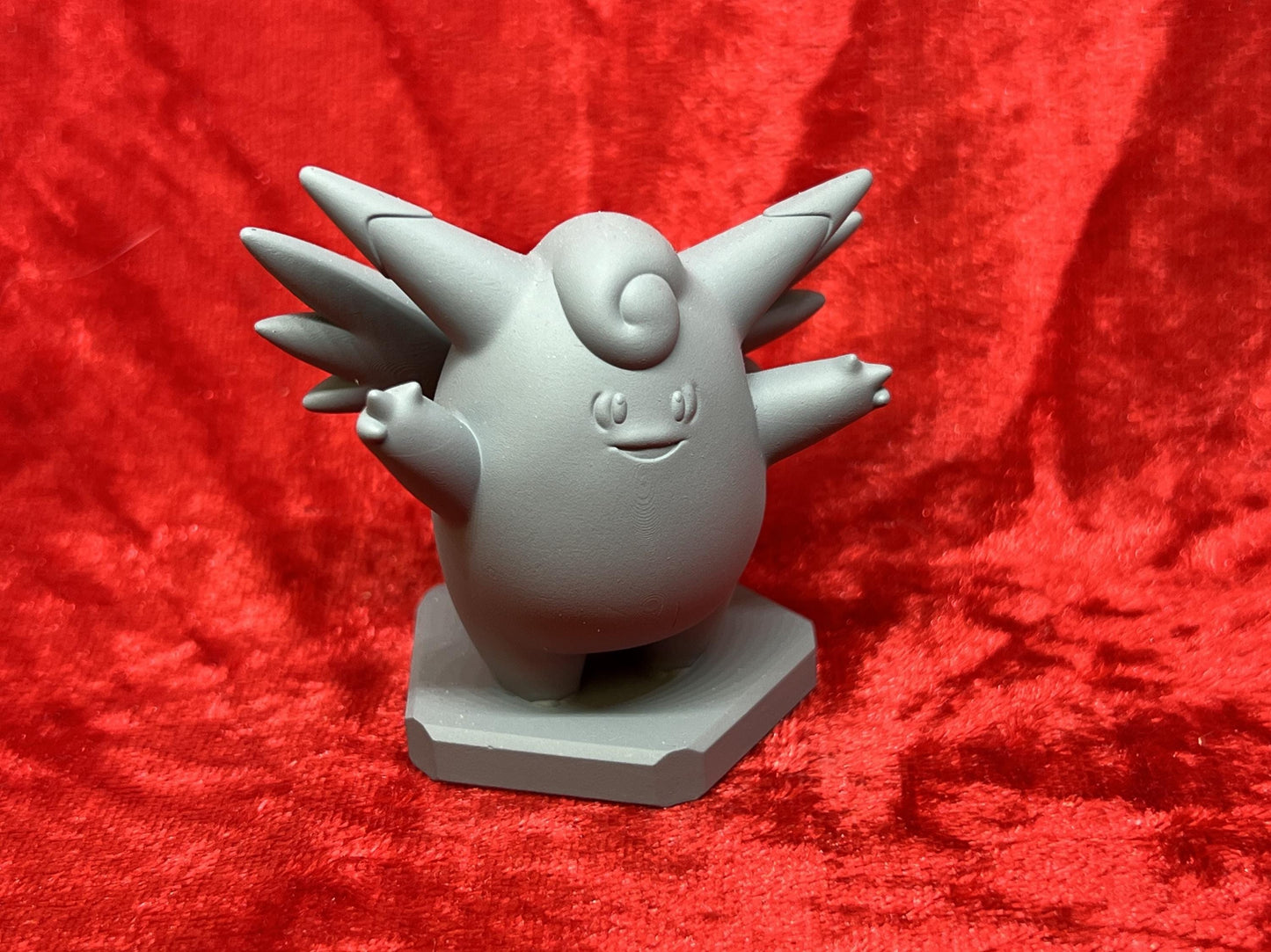 Pokemon #036 Clefable figure Grey TCG Statue
