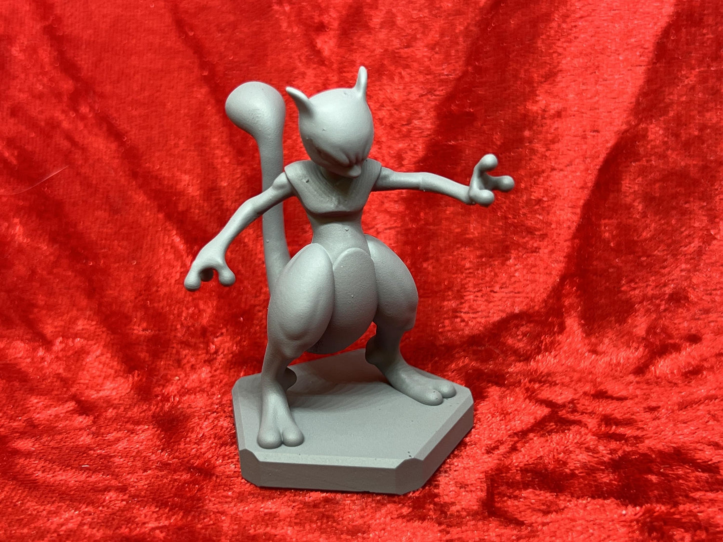 Pokemon #150 Mewtwo figure Grey TCG Statue