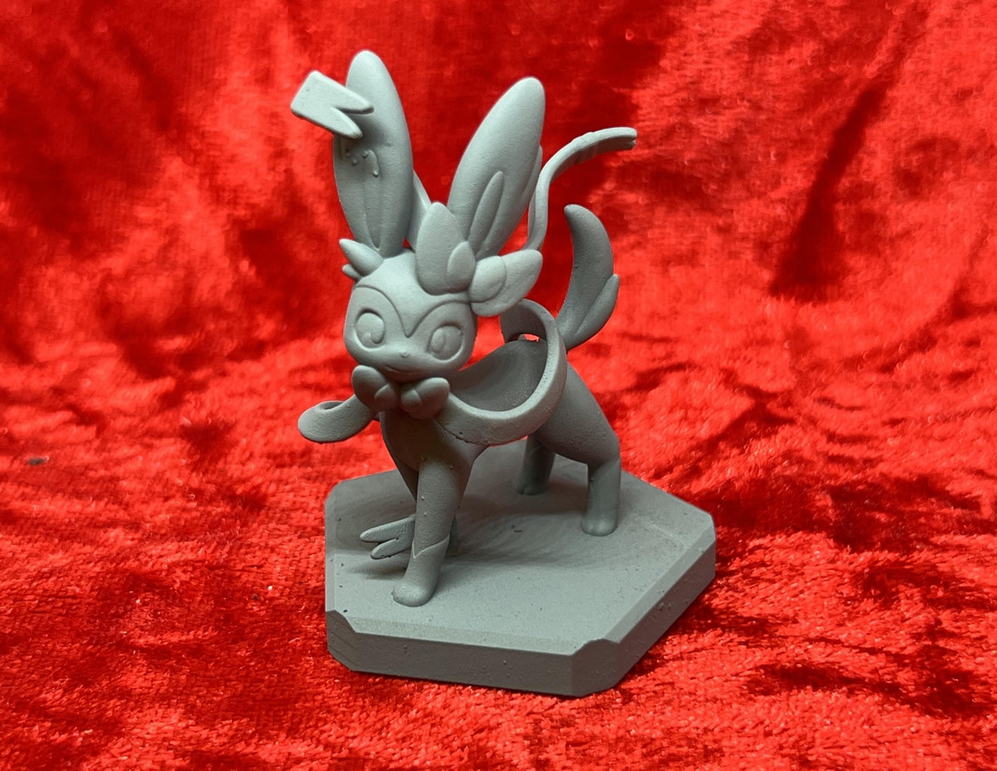 Pokemon #700 Sylveon figure Grey TCG Statue