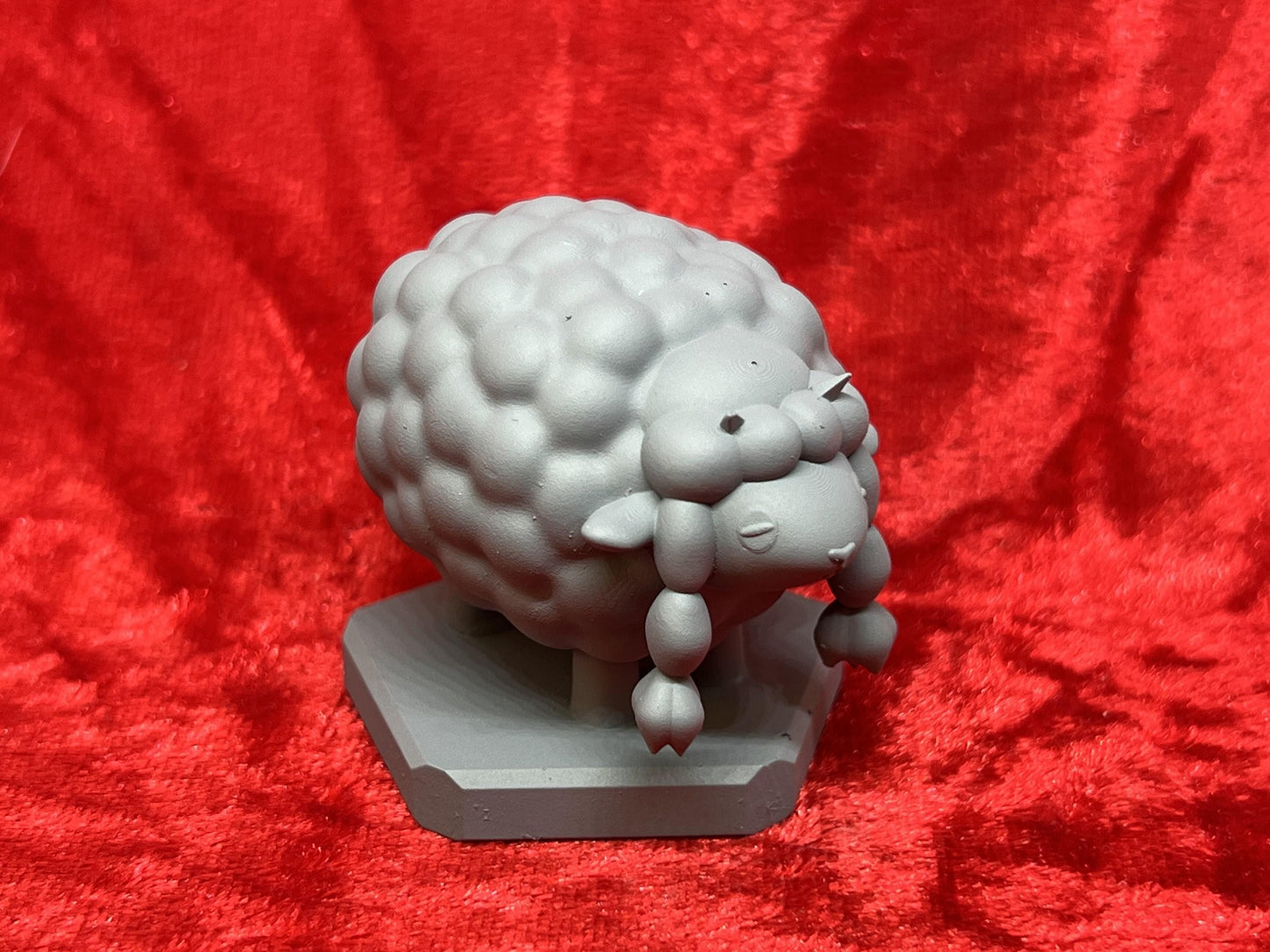 Pokemon #831 Wooloo figure Grey TCG Statue
