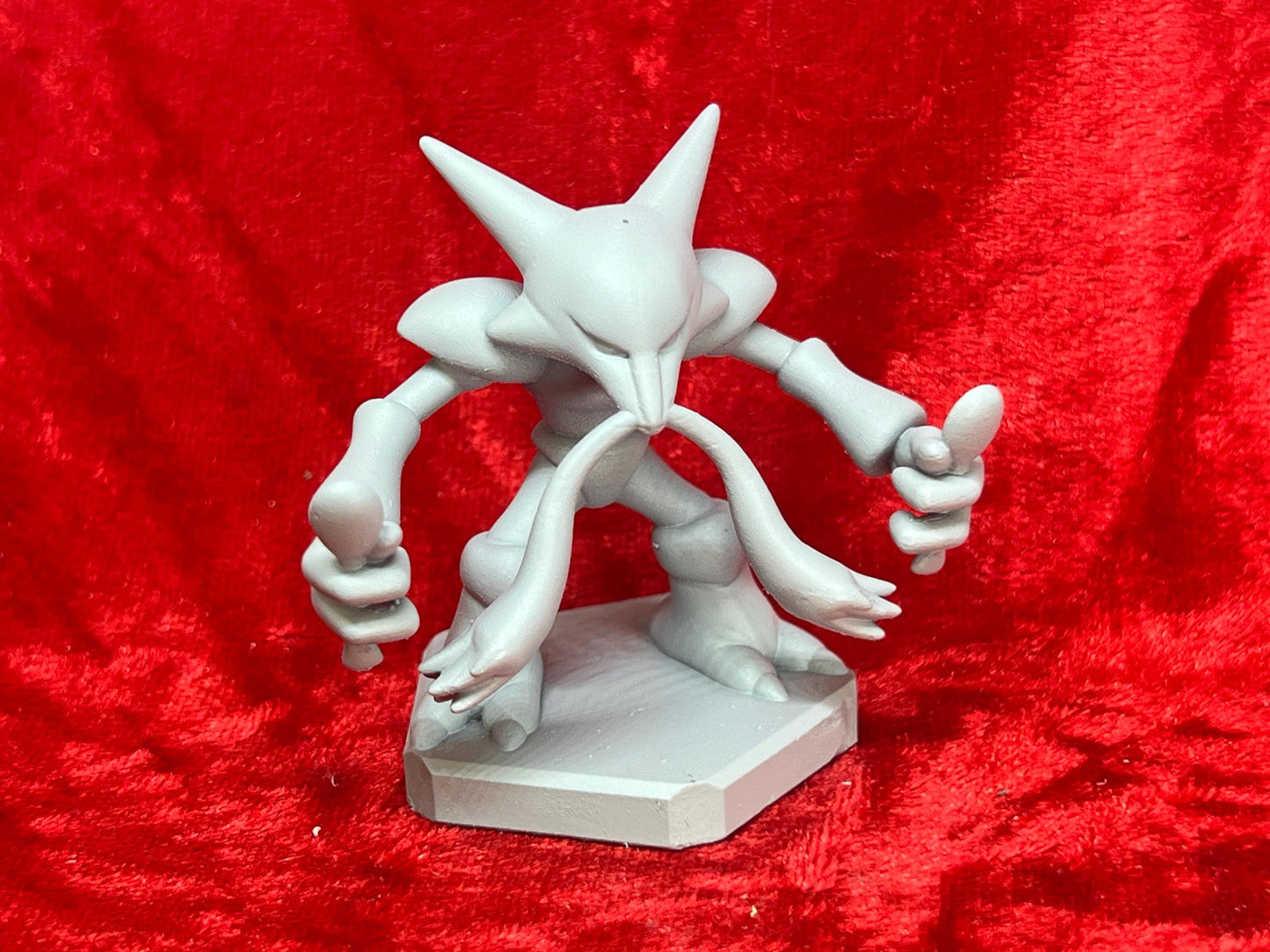 Pokemon #065 Alakazam figure Grey TCG Statue