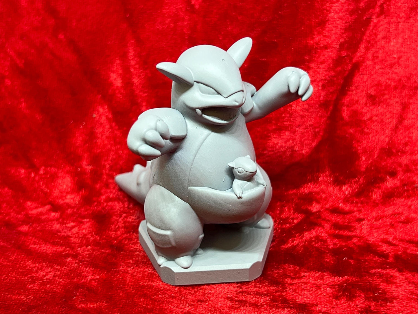 Pokemon #115 Kangaskhan figure Grey TCG Statue