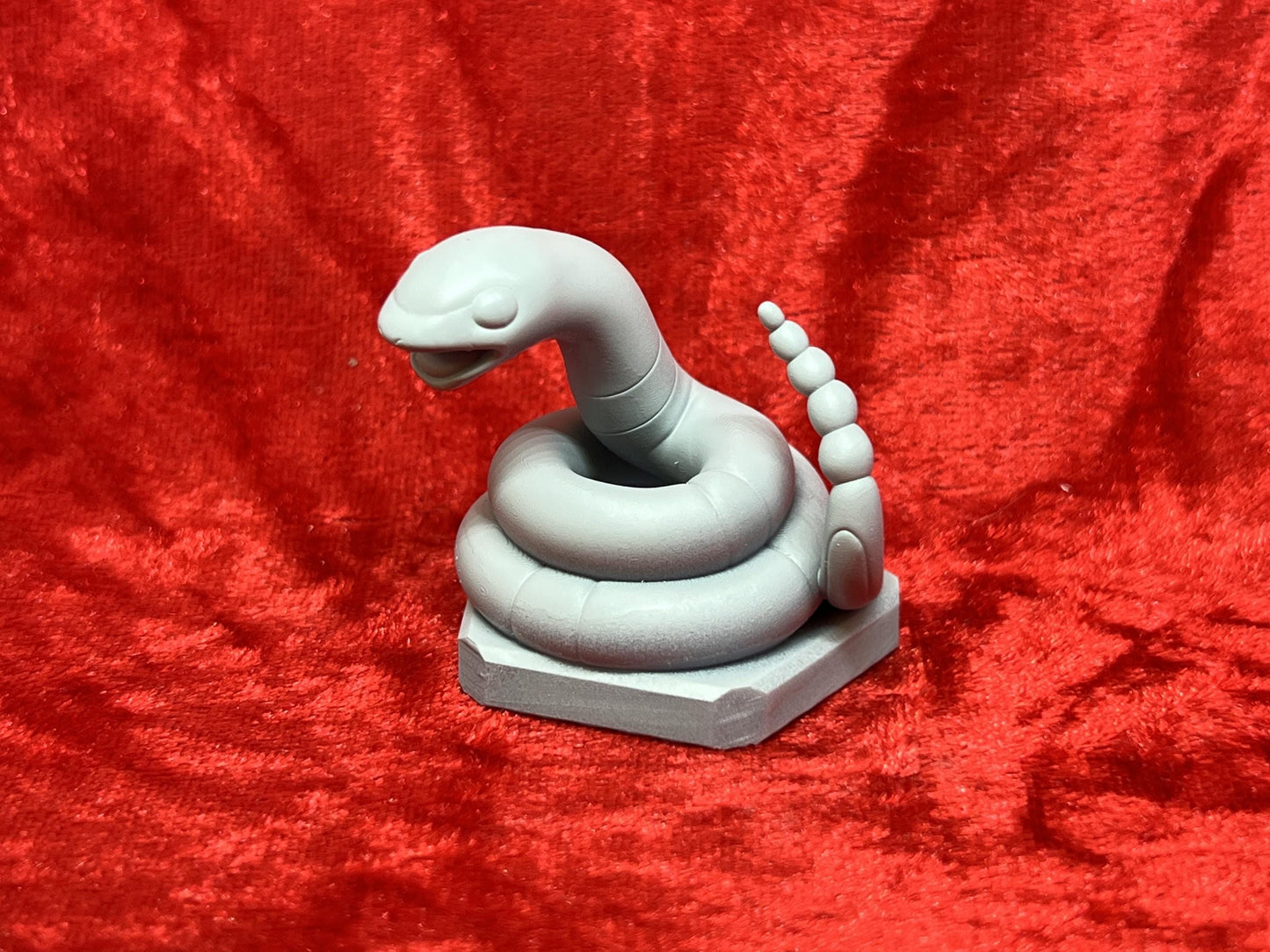 Pokemon #023 Ekans figure Grey TCG Statue