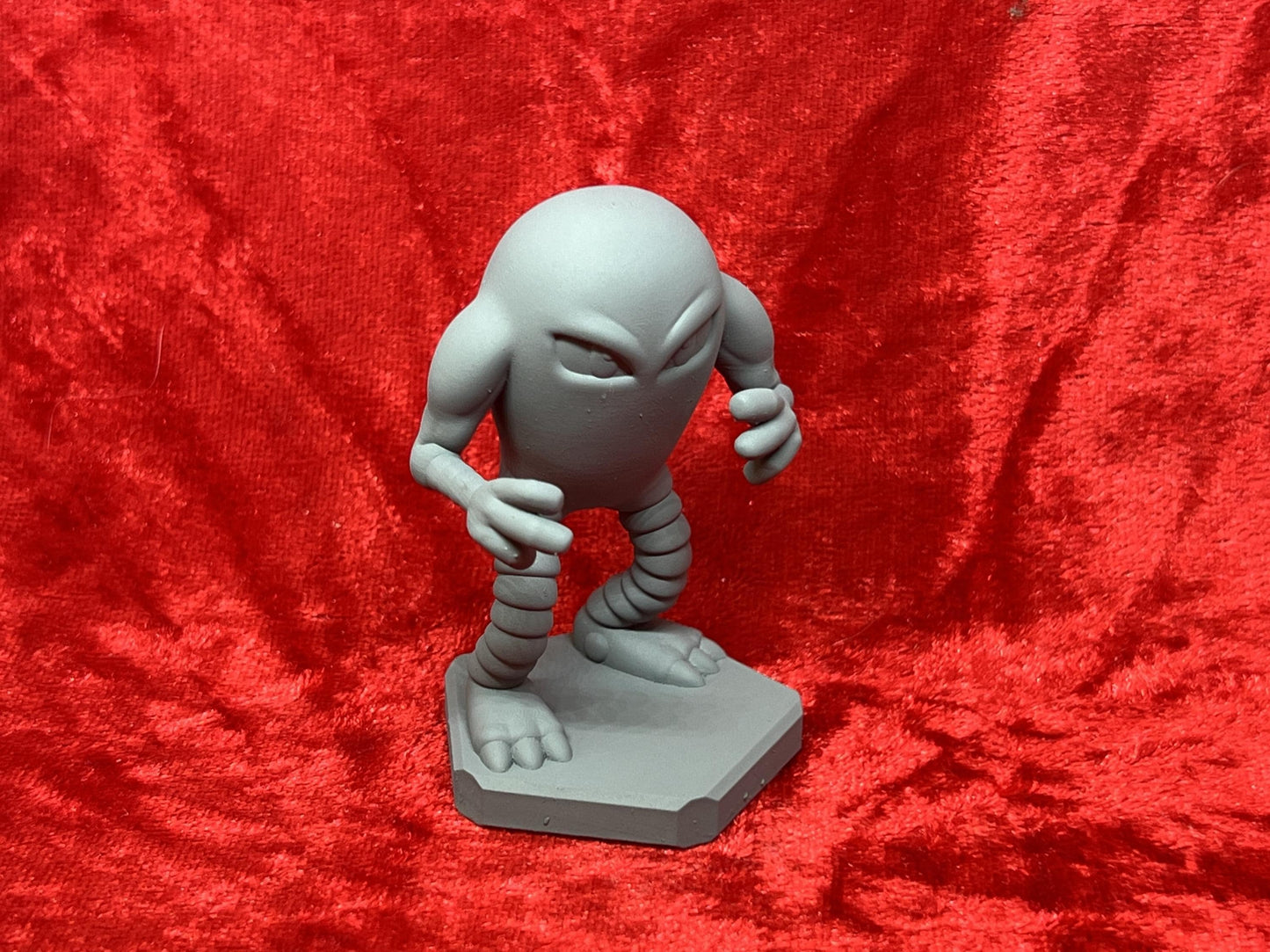 Pokemon #106 Hitmonlee figure Grey TCG Statue