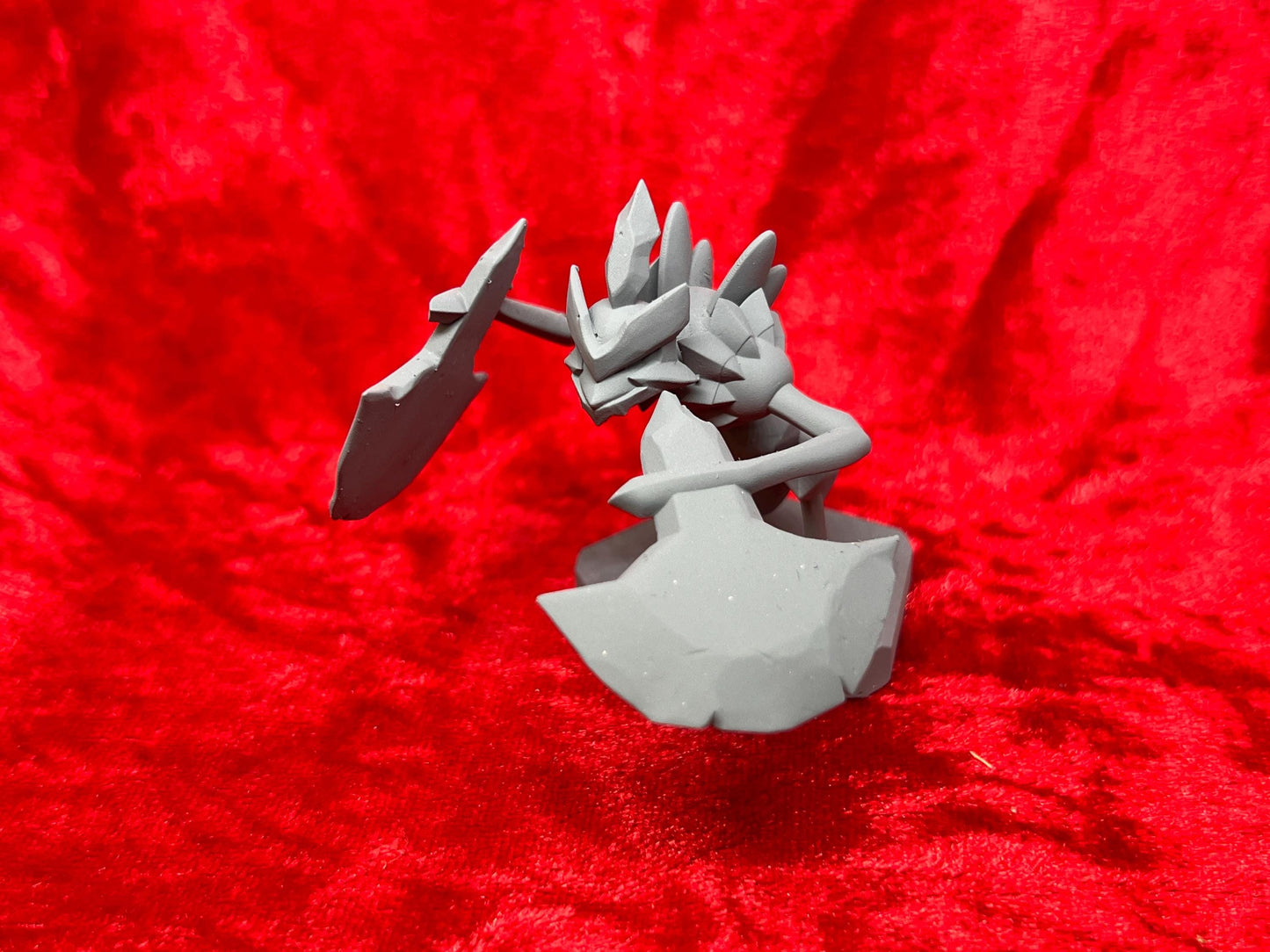 Pokemon #900 Kleavor figure Grey TCG Statue