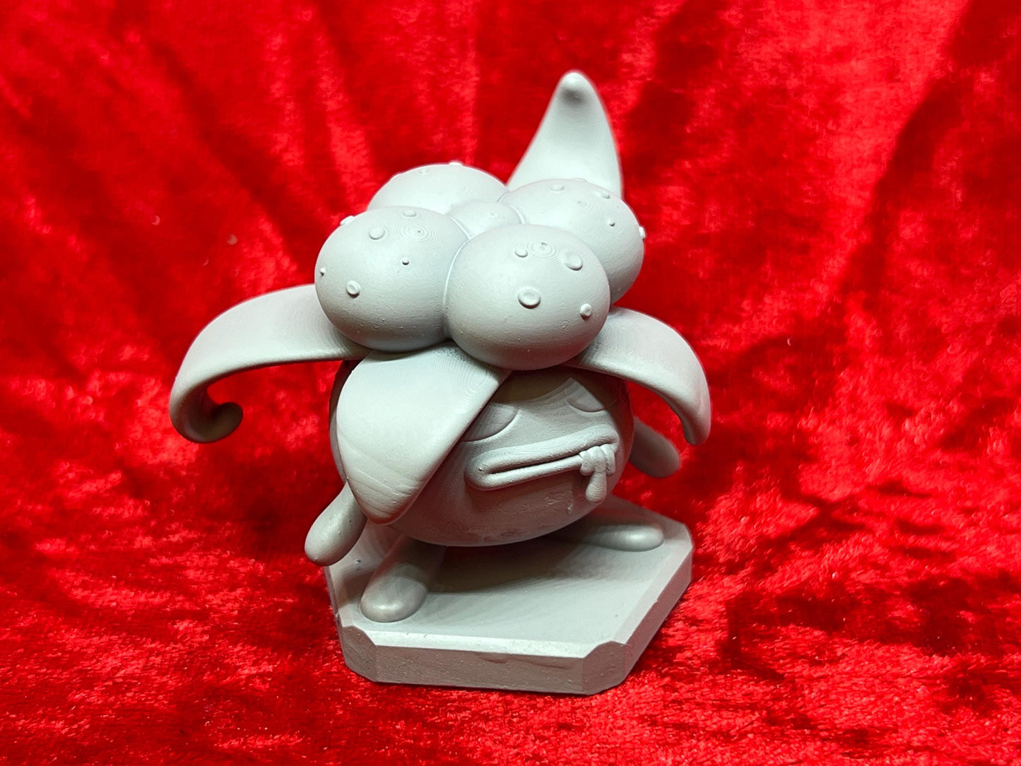 Pokemon #043 Oddish, #044 Gloom and #182 Bellossom Figures Set Grey TCG Statues