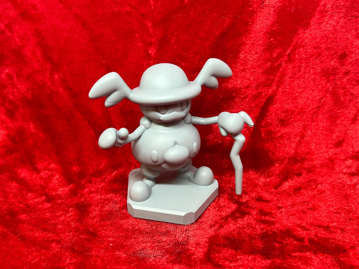Pokemon #122 Galarian Mr Mime, #439 Mime Jr and #866 Mr Rime Set Grey TCG Statues