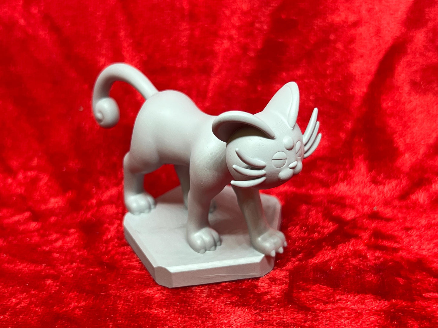 Pokemon #053 Persian Alolan figure Grey TCG Statue