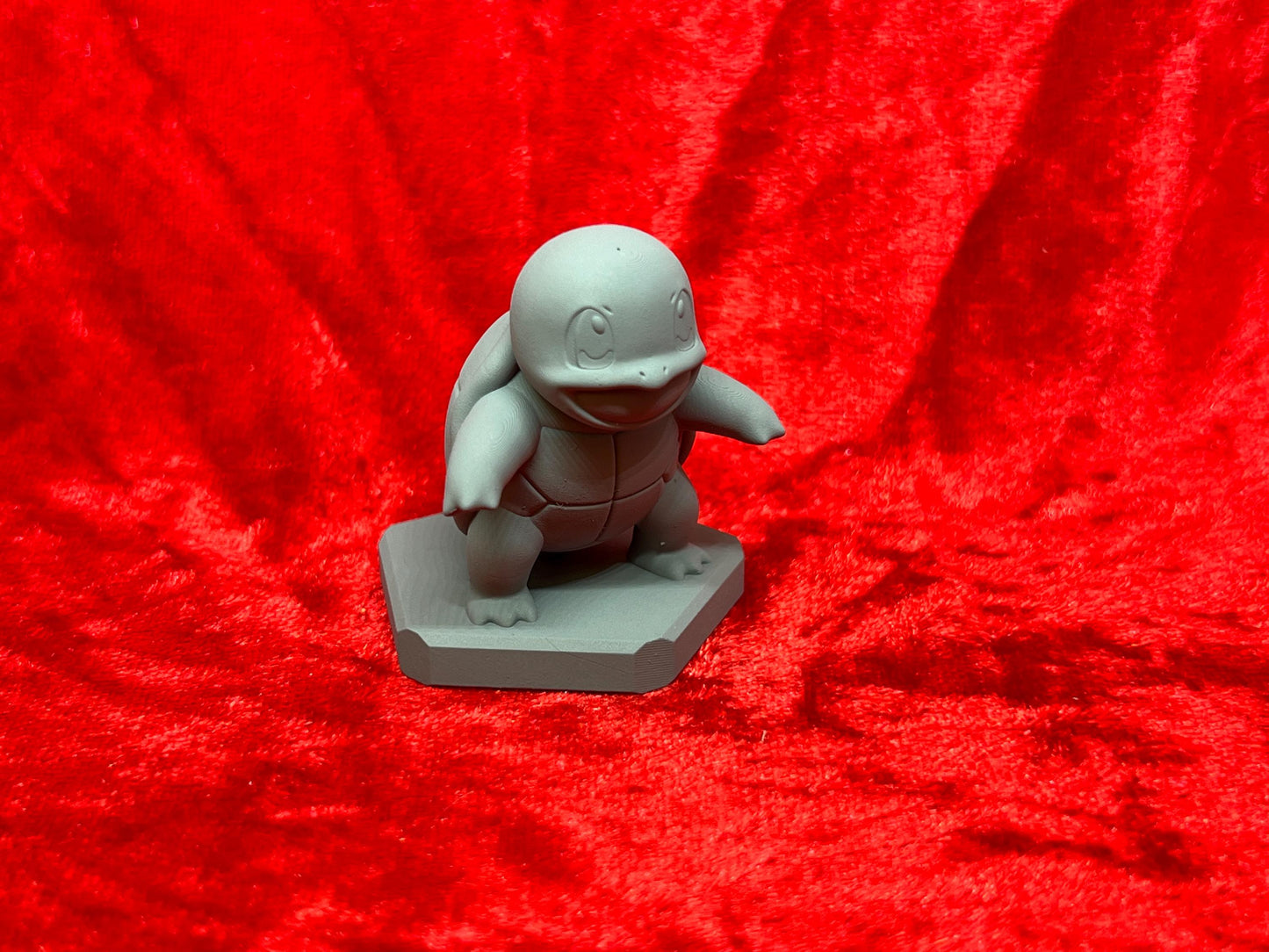 Pokemon #007 Squirtle, #008 Wartortle and #009 Blastoise figures Set Grey TCG Statues