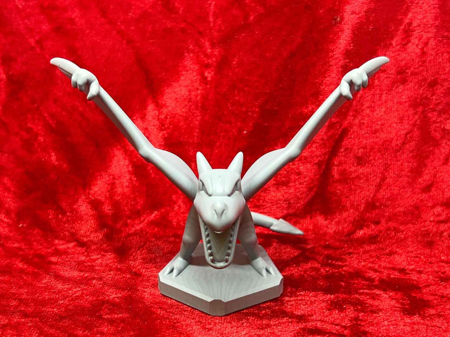 Pokemon #142 Aerodactyl Figure Grey TCG Statue Fossil