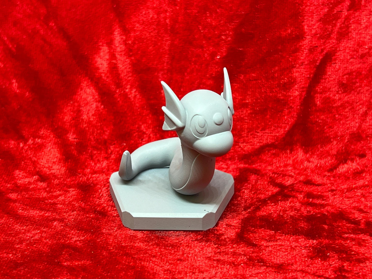 Pokemon #147 Dratini, #148 Dragonair and #149 Dragonite Figures Set Grey TCG Statues