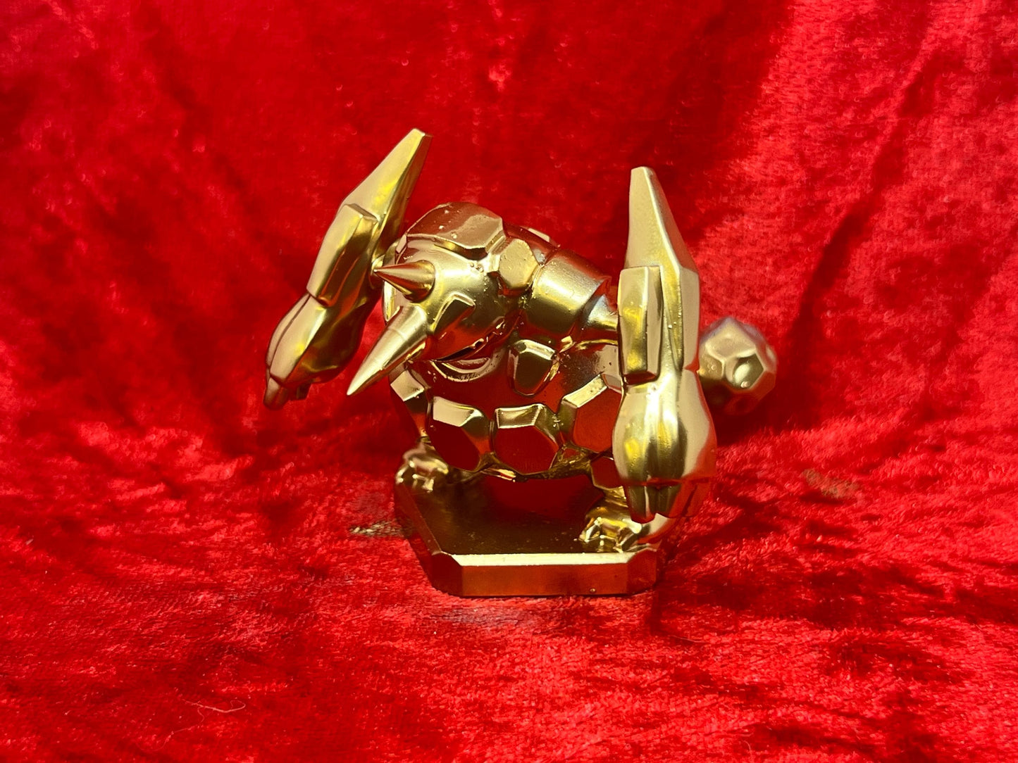 Pokemon #464 Rhyperior Figure Gold TCG Statue