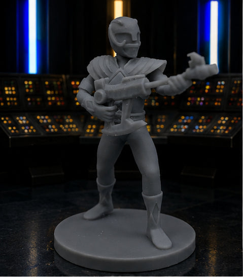 Power Rangers Black Ranger Dragon shield Mini figure Heroes of the grid