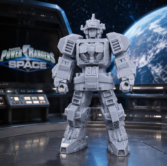 Power rangers in Space Astro Megazord figure Heroes of the Grid board game
