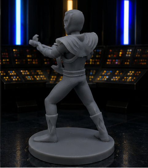 Power Rangers Black Ranger Dragon shield Mini figure Heroes of the grid