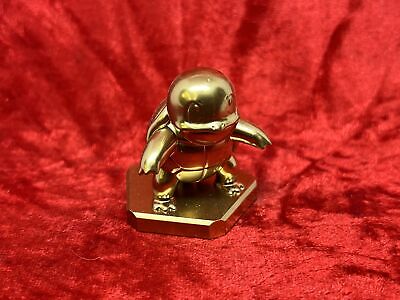 Pokemon #007 Squirtle Figure Gold Statue TCG