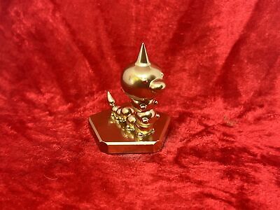 Pokemon #013 Weedle Figure Gold Statue TCG