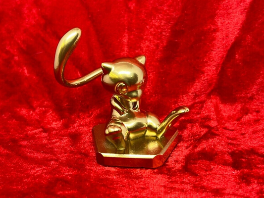 Pokemon #151 Mew Figure Gold TCG Statue Legendary Mythical
