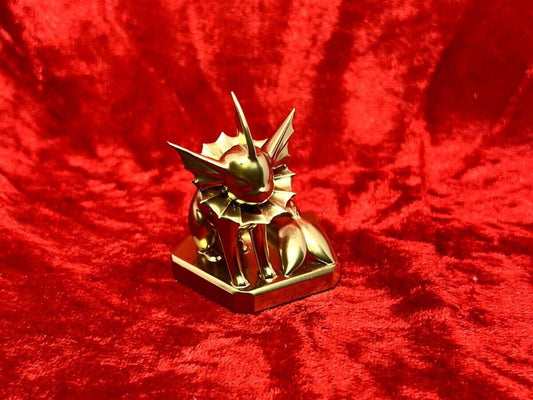 Pokemon #134 Vaporeon Gold TCG Statue