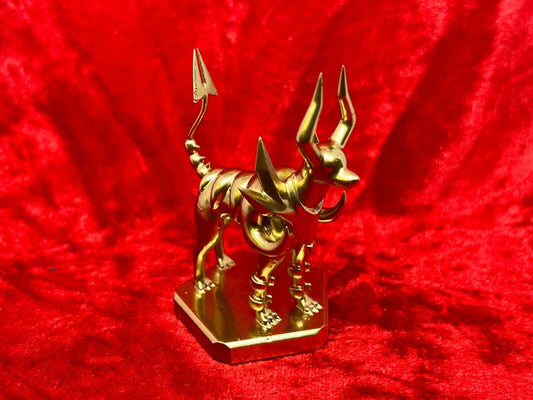 Pokemon #229 Mega Houndoom figure Gold TCG Statue
