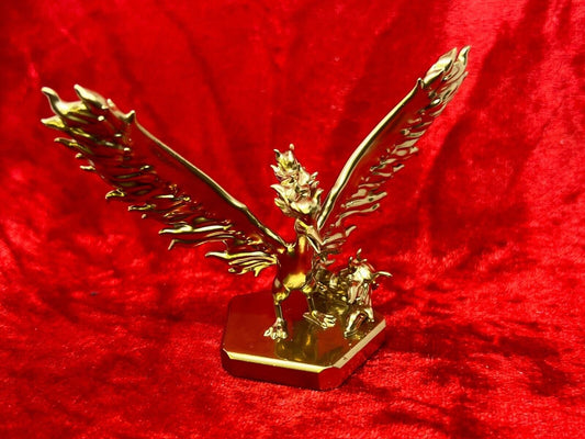 Pokemon #146 Moltres Gold TCG Statue Legendary Bird Valor