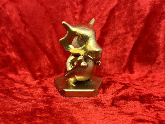 Pokemon #104 Cubone figure Gold TCG Statue