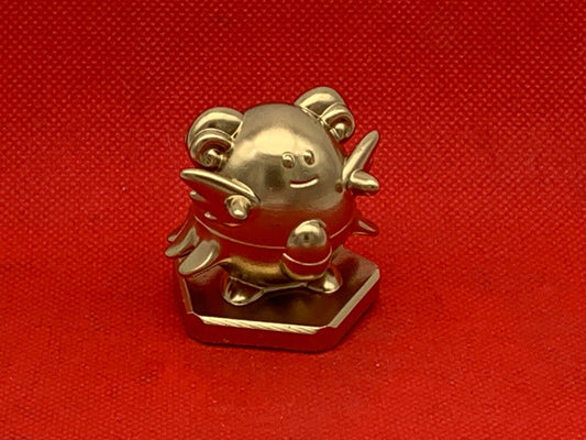Pokemon #242 Blissey figure Gold TCG Statue
