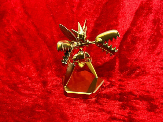 Pokemon #212 Mega Scizor figure Gold TCG Statue