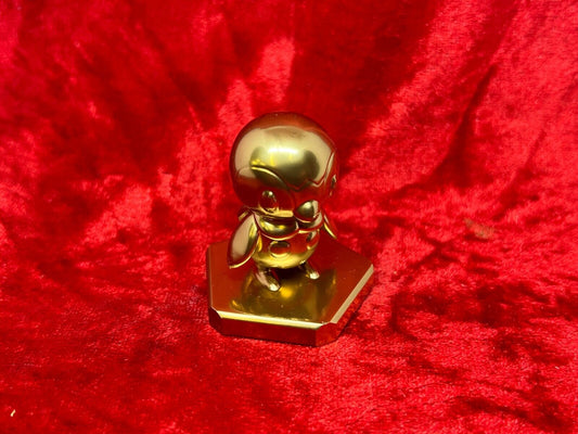 Pokemon #393 Piplup Figure Gold TCG Statue