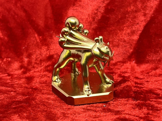 Pokemon #243 Raikou figure Gold TCG Statue Legendary Dog
