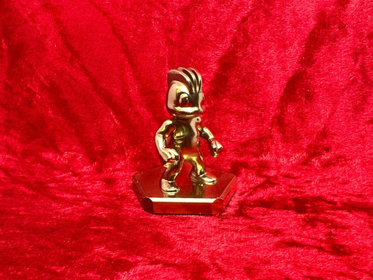 Pokemon #066 Machop figure Gold TCG Statue