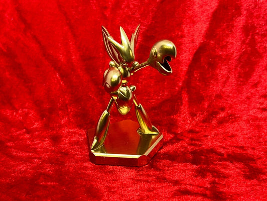 Pokemon #212 Scizor figure Gold TCG Statue
