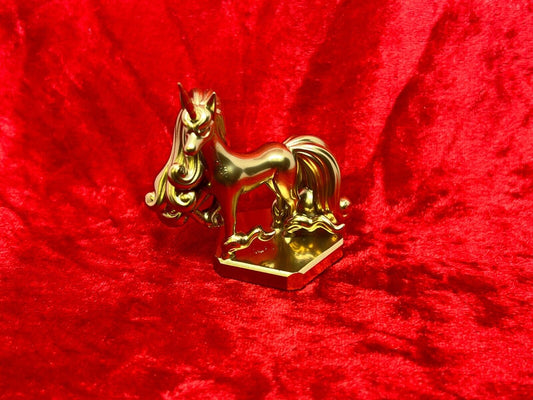 Pokemon #078 Galarian Rapidash figure Gold TCG Statue