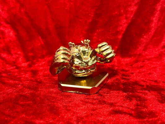 Pokemon #074 Alolan Geodude figure Gold TCG Statue