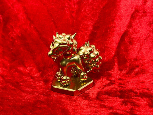 Pokemon #077 Galarian Ponyta figure Gold TCG Statue