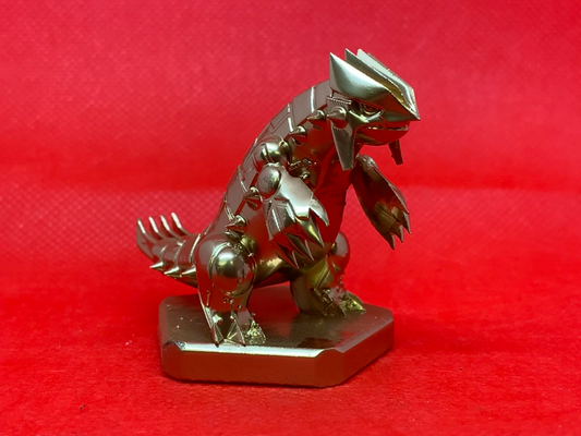 Pokemon #383 Groudon figure Gold TCG Statue Legendary