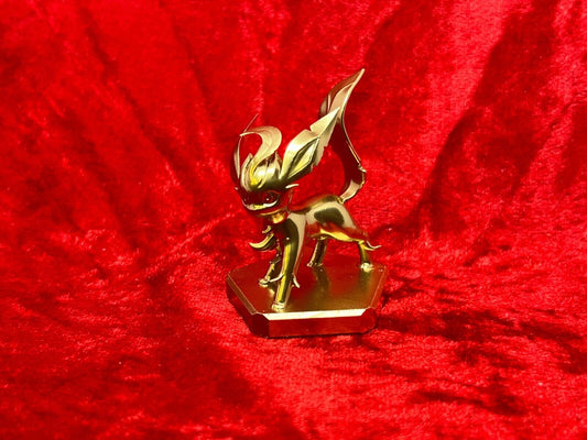 Pokemon #470 Leafeon figure Gold TCG Statue