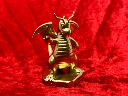 Pokemon #149 Dragonite figure Gold TCG Statue