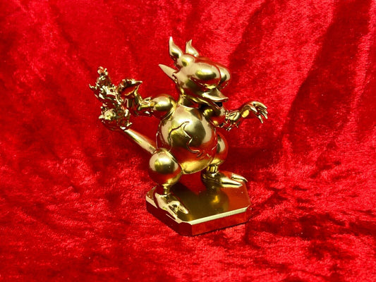 Pokemon #126 Magmar figure Gold TCG Statue
